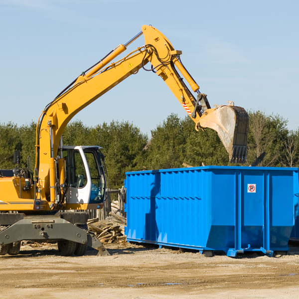 what kind of customer support is available for residential dumpster rentals in Hortonville New York